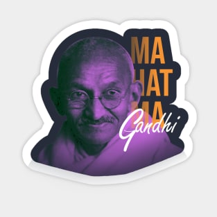 Gandhi The Great Soul Sticker